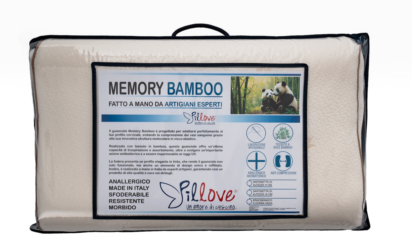 GUANCIALE MEMORY RELAX BAMBOO