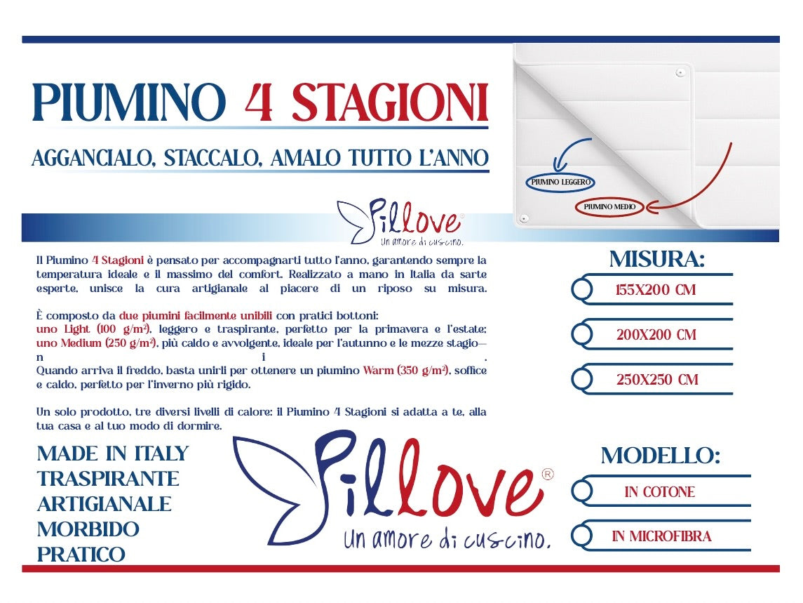 PIUMINO 4 STAGIONI