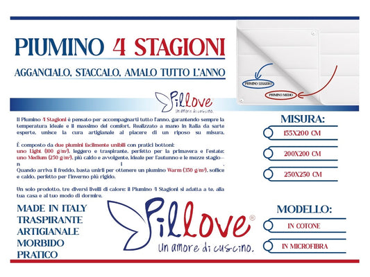 PIUMINO 4 STAGIONI